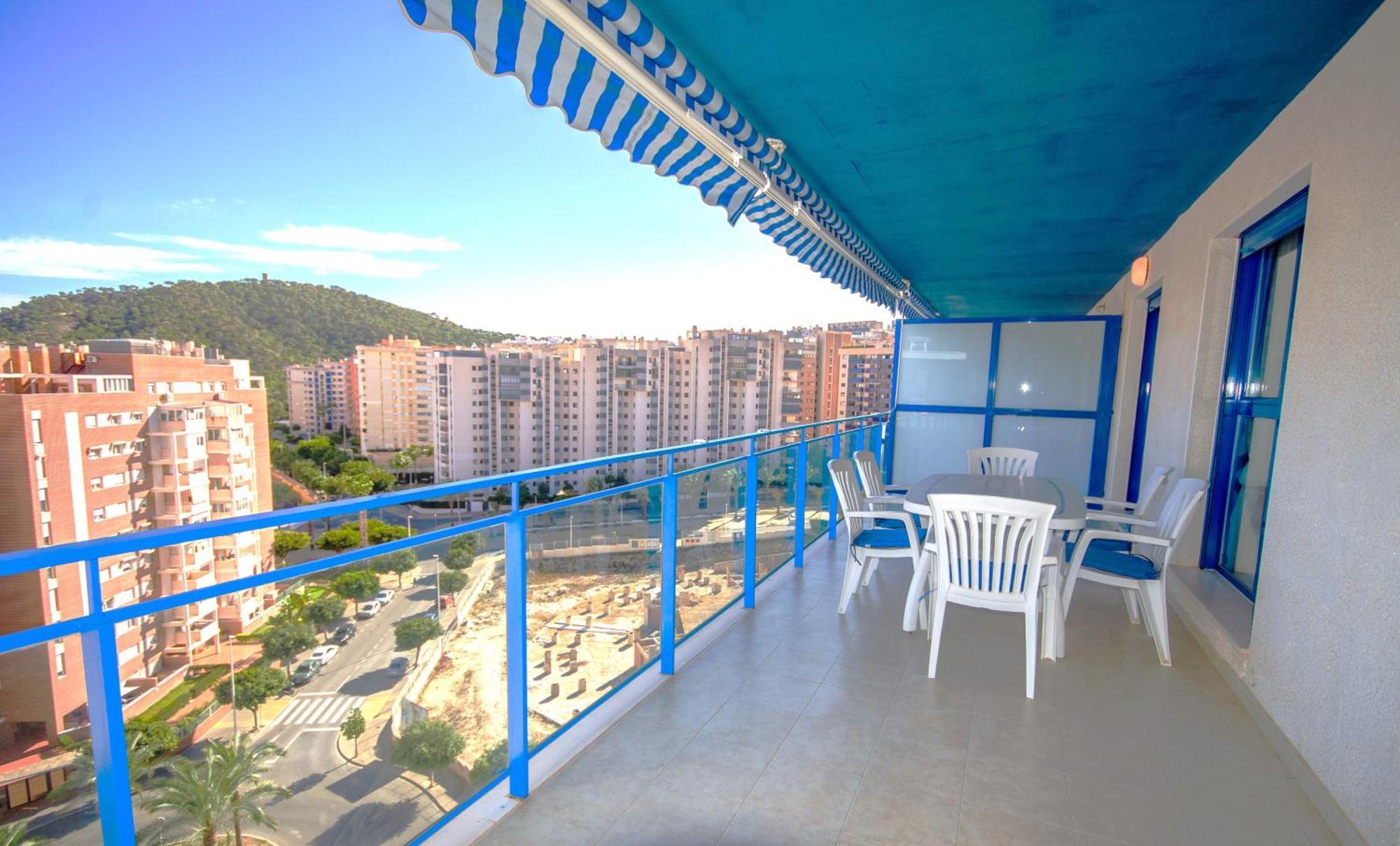 Cala Vent Mar Y Sol Poniente Beach Benidorm Bagian luar foto